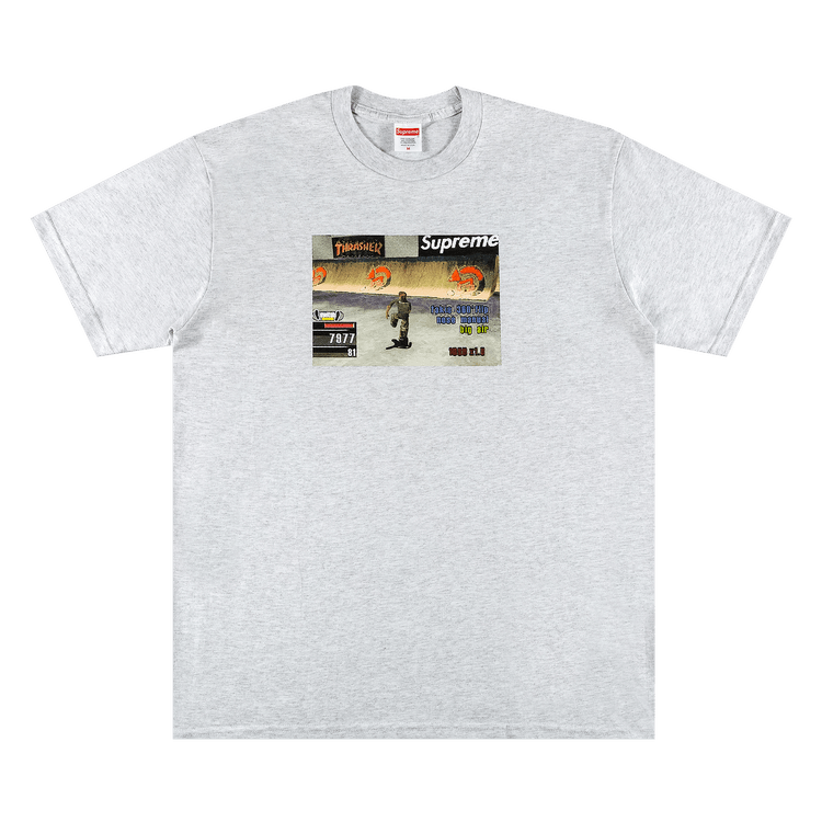 Supreme x Thrasher Game Tee "Ash Grey"