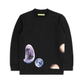 Raf Simons x Sterling Ruby Shark Space Sweater "Black"