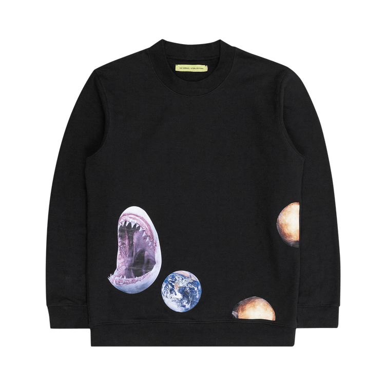 Raf Simons x Sterling Ruby Shark Space Sweater "Black"