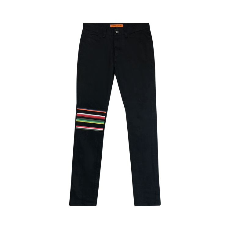 Raf Simons x Sterling Ruby Stripe Patch Jeans "Black"