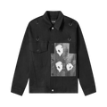 Raf Simons Bold Head Denim Jacket "Black"