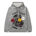 Raf Simons Destroyed Welcome Home Hoodie "Grey"