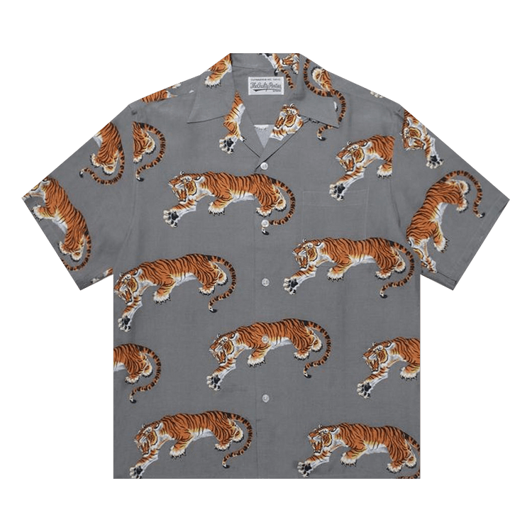 Wacko Maria Tim Lehi Short-Sleeve Hawaiian Shirt "Gray"