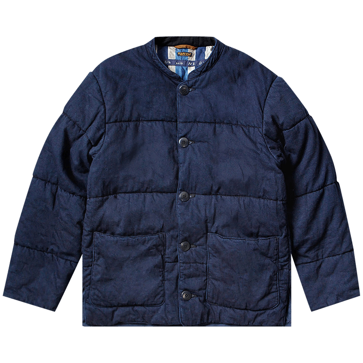Kapital 8oz IDG x IDG denim quilt work blouson "Indigo"