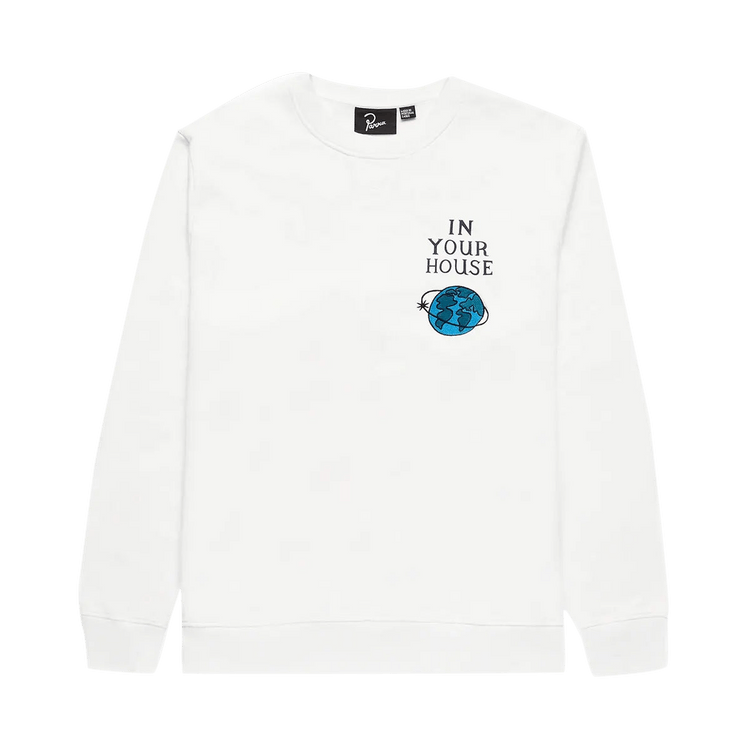 Parra Systems Logo Crew Neck Sweatshirt "White"