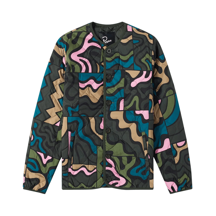 Parra Gem Stone Pattern Quilted Jacket "Multicolor"