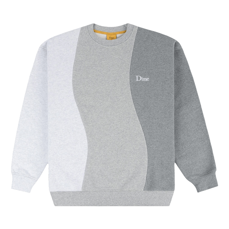 Dime Wavy 3-Tone Crewneck "Heather"