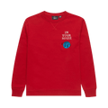 Parra Systems Logo Crew Neck Sweatshirt "Red"