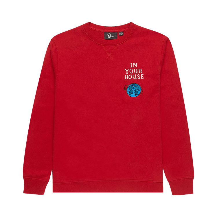 Parra Systems Logo Crew Neck Sweatshirt "Red"