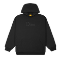 Dime Classic Embroidered Hoodie "Black"