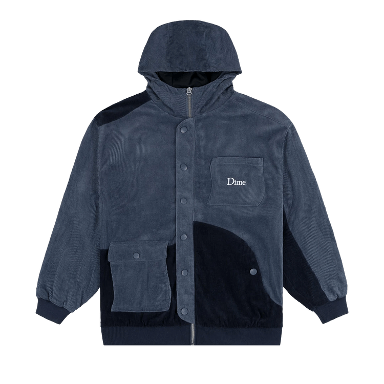 Dime Corduroy Hooded Jacket "Navy"