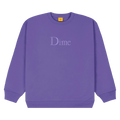 Dime Classic Embroidered Crewneck "Iris"