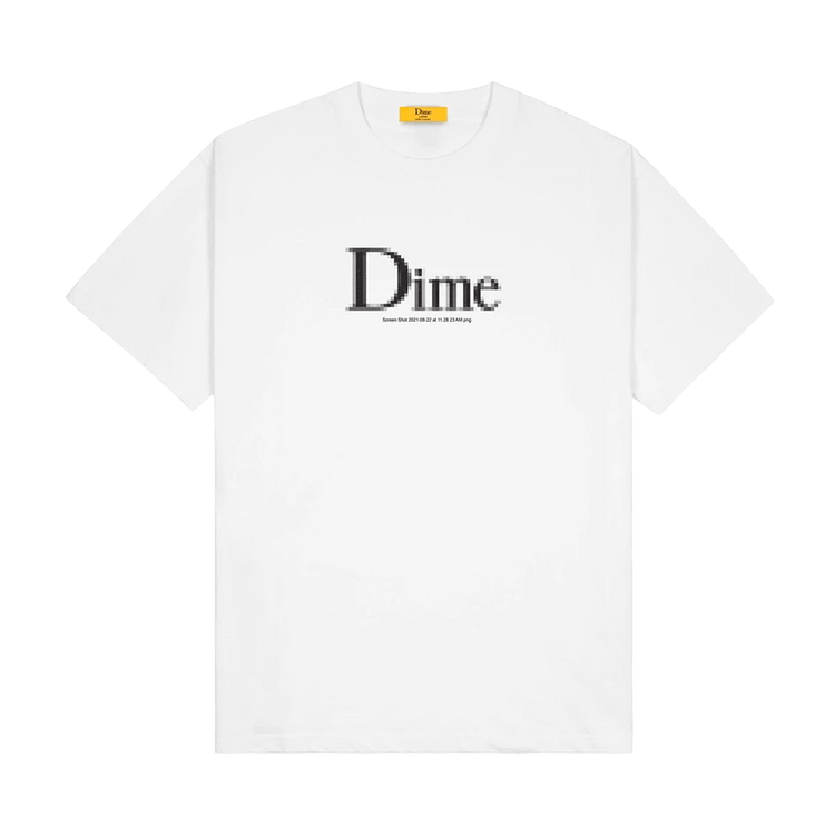 Dime Classic Screenshot T-Shirt "White"