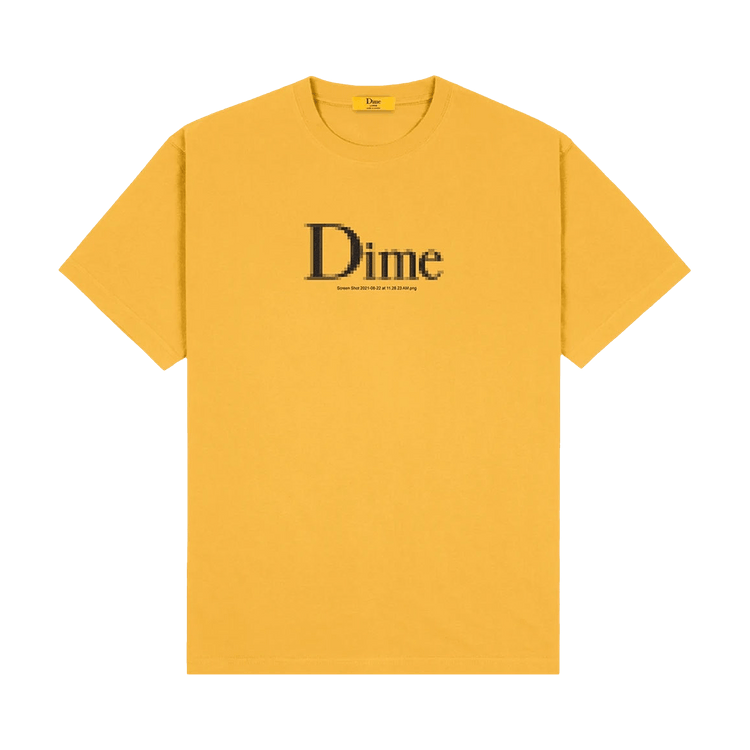 Dime Classic Screenshot T-Shirt "Dark Yellow"