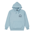 Palace x Evisu Tri-Godhead Hood "Dusty Blue"
