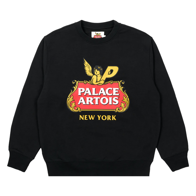 Palace x Stella Artois Cartouche Crew "Black"