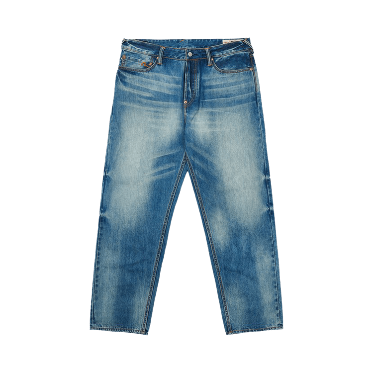Palace x Evisu 2008 Classic Daicock Denim Jeans "Indigo Mid Wash"