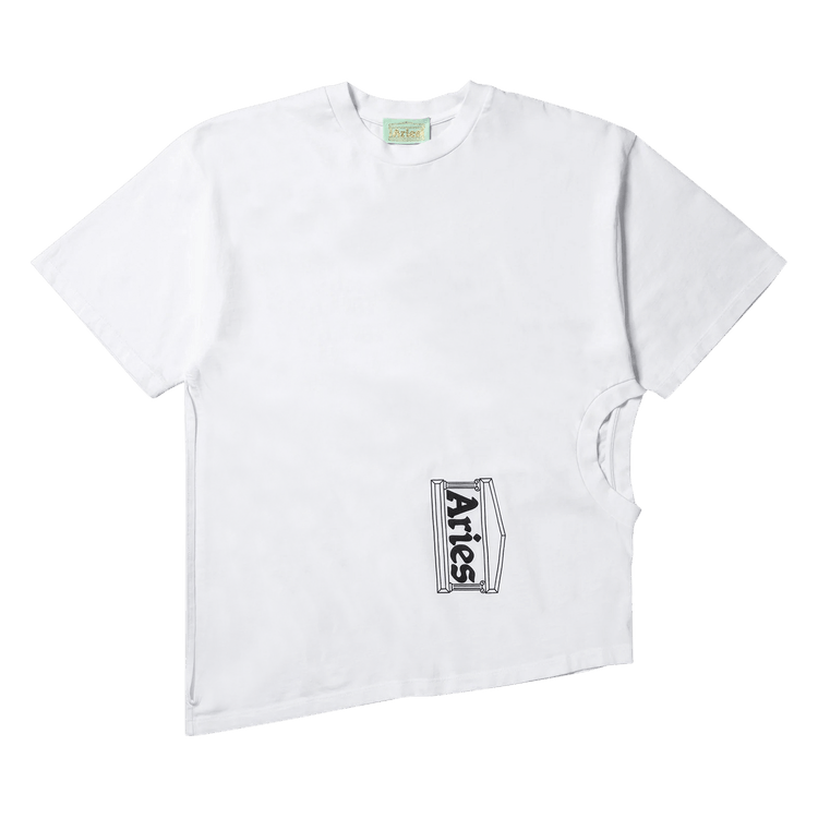 Aries Premium Side Hole Tee "White"