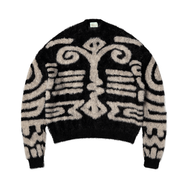 Aries Bodypaint Knit "Black/Beige"