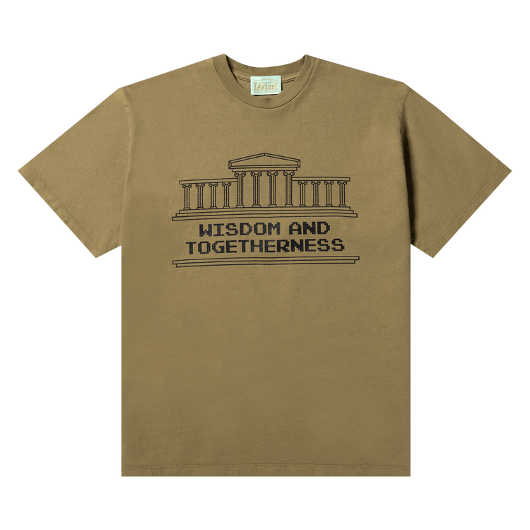 Aries Wisdom/Togetherness Tee "Olive"