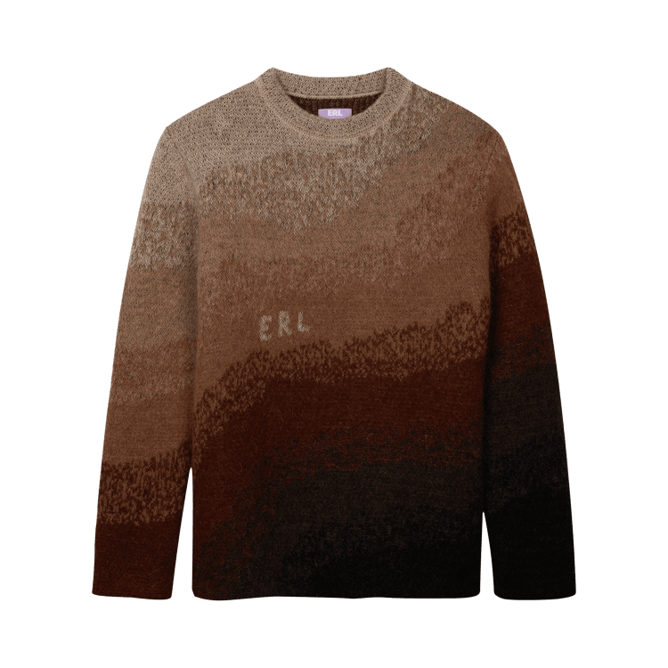 ERL Mens Bowy Sweater Knit "Brown"