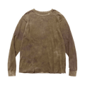 Needles Uneven Dye Long-Sleeve Crew "Olive"
