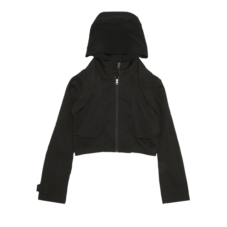 Hyein Seo Cropped Muffler Jacket "Black"