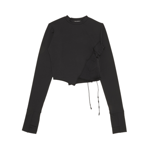 Hyein Seo Twisted Long-Sleeve Top "Black"