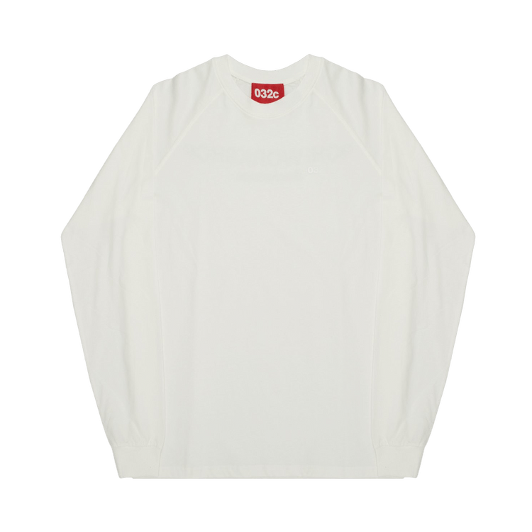 032C Backstage Raglan Long-Sleeve T-Shirt "Natural/White"