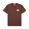 032C Gravestone Short-Sleeve T-Shirt "Brown"