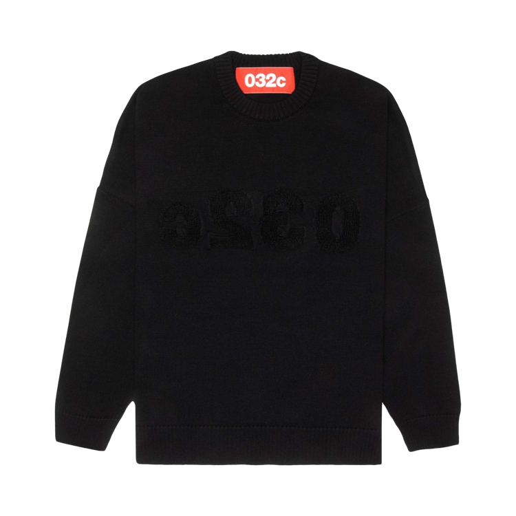 032C Textured Selfie Pullover "Black"