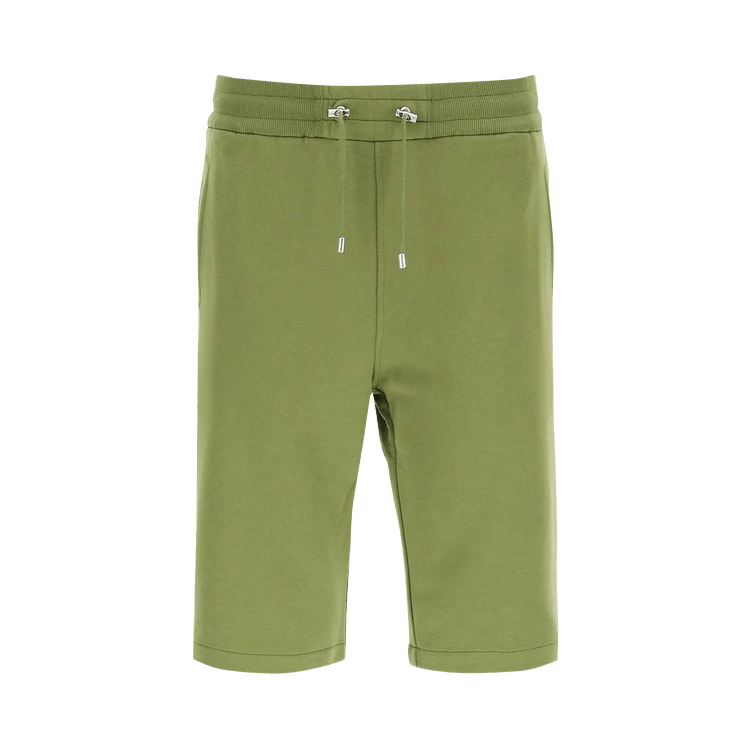 Balmain Eco Design Flock Bermuda Short "Khaki"