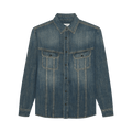 Saint Laurent Oversize Shirt "Deep Vintage Blue"