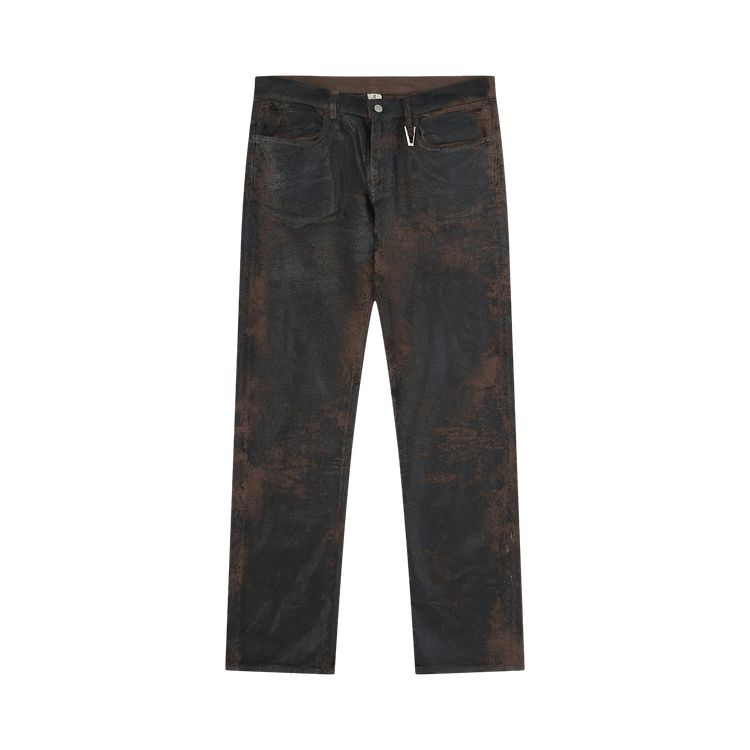 1017 ALYX 9SM Treated 6 Pocket Jean "Dark Brown"