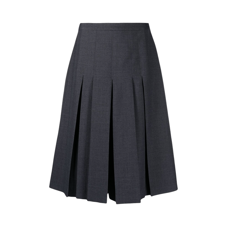 Maison Margiela Mid-Length Pleated Pants "Dark Grey"