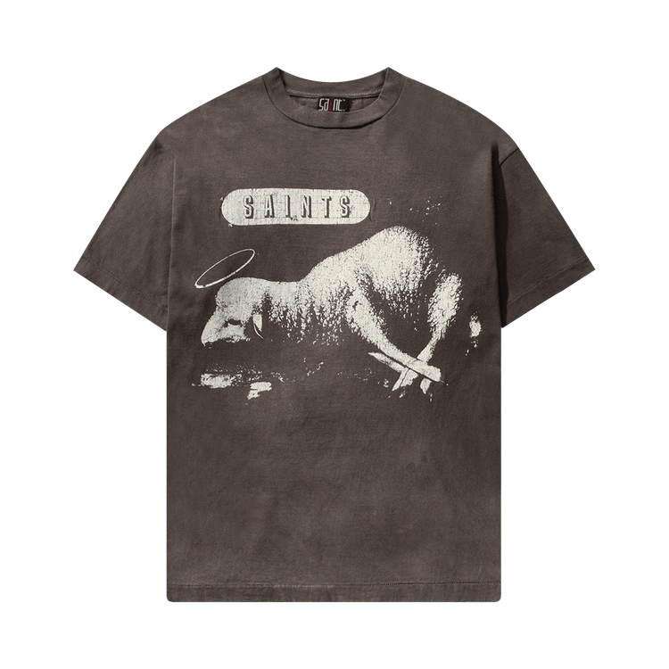 SAINT Mxxxxxx Lamb And Lion T-Shirt "Black"