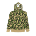 BAPE ABC Camo 2nd Ape Wide Pullover Hoodie "Green"