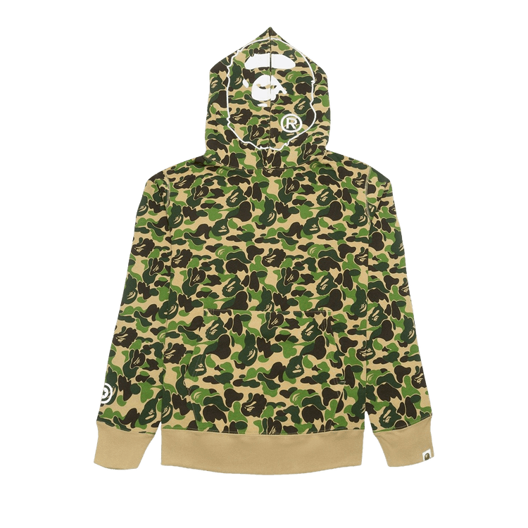 BAPE ABC Camo 2nd Ape Wide Pullover Hoodie "Green"