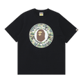 BAPE 1st Camo Busy Works Tee "Black/Green"