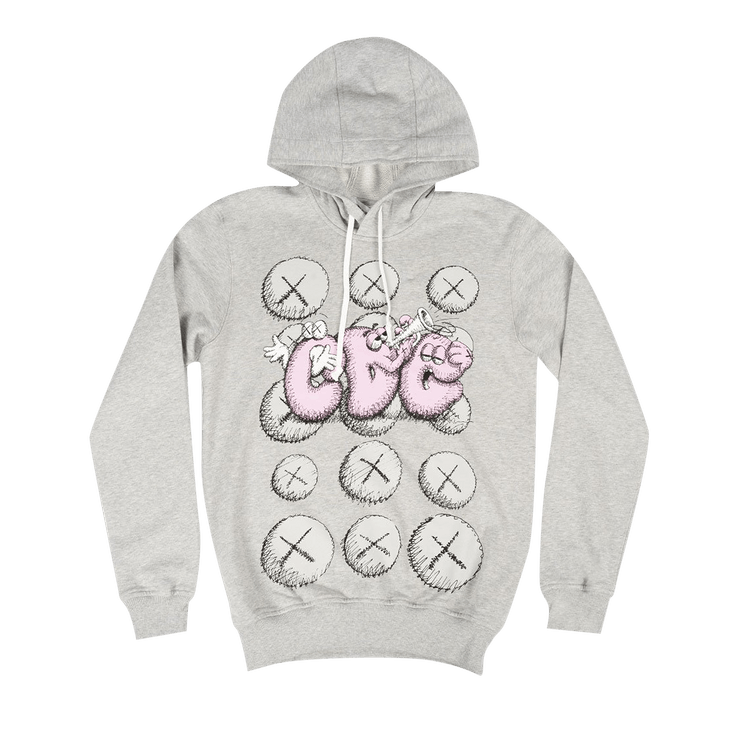 Comme des Garçons SHIRT x KAWS Print Popover Hoodie "Grey"