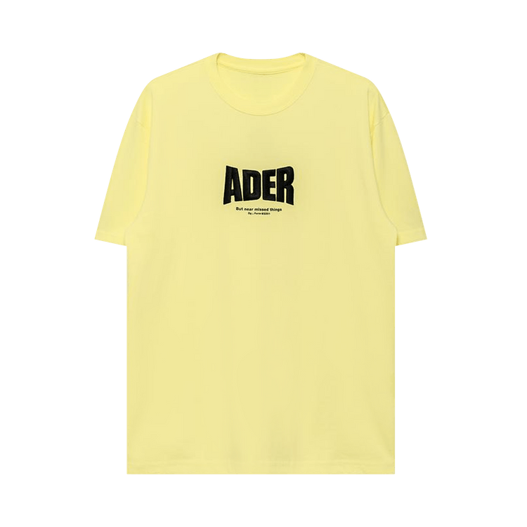 Ader Error Logo Embroidery T-Shirt "Yellow"
