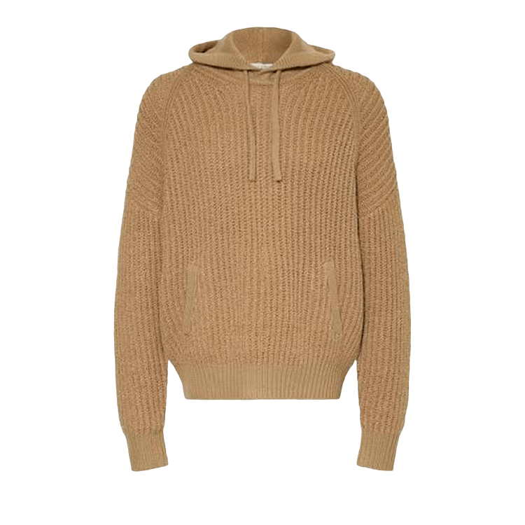 JW Anderson Rib Knit Hoodie "Desert"