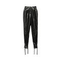 We11done Double Layered Zip Detail Pants "Black"