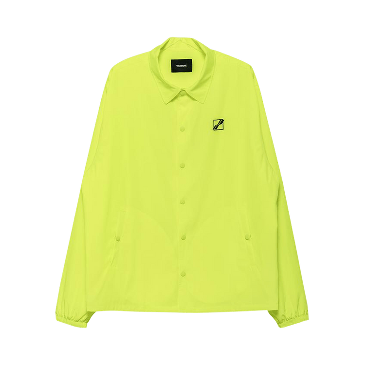 We11done NY Logo Basic Windbreaker "Neon Yellow"