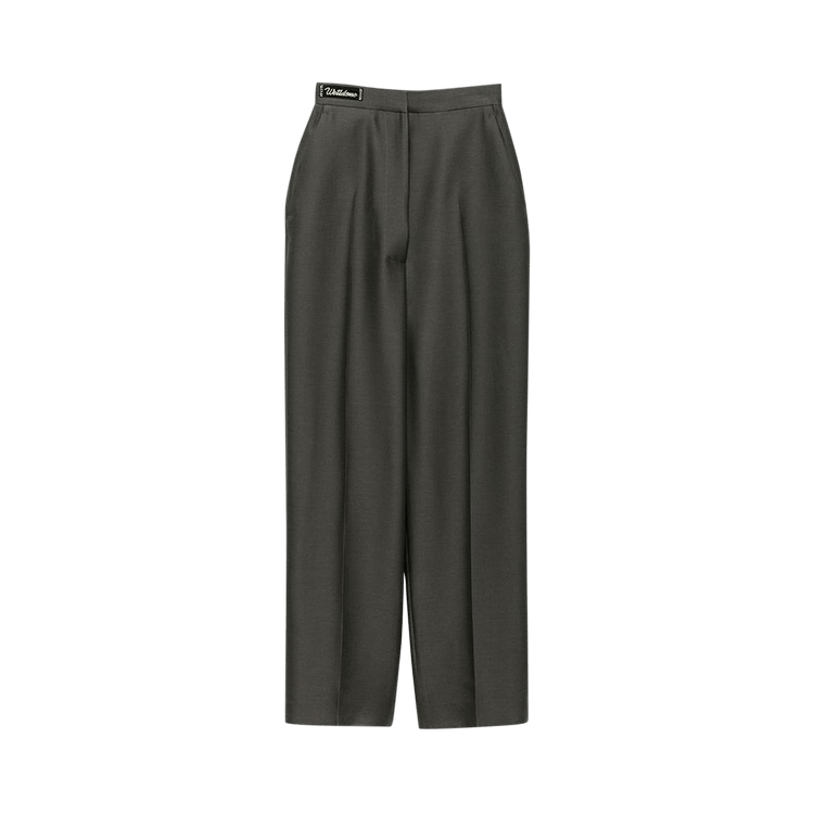 We11done High Waist Baggy Pants "Khaki"