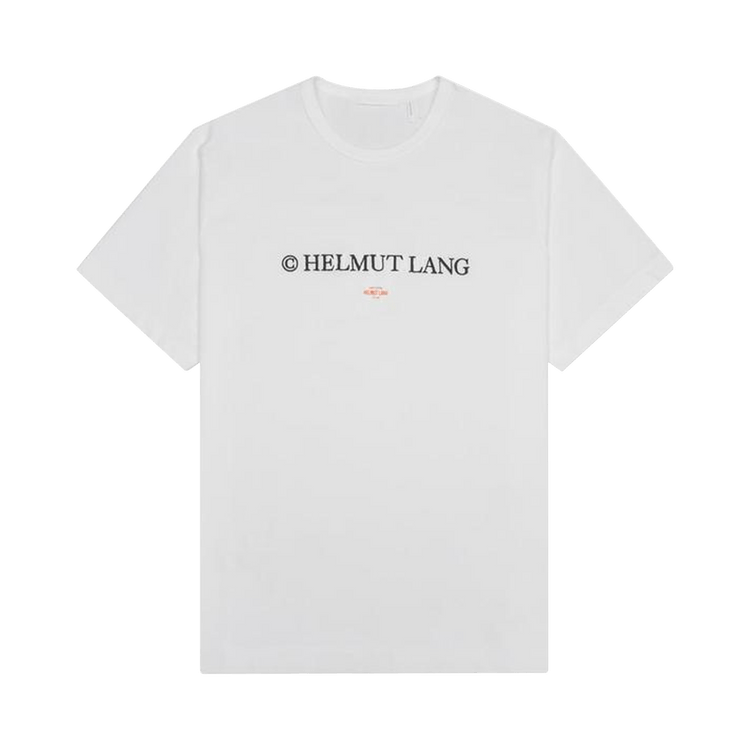 Helmut Lang Layer Logo Tee "White"