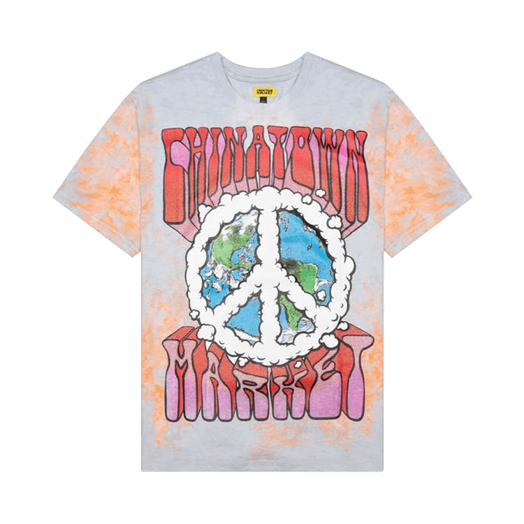 Chinatown Market Peace On Earth Tie-Dye T-Shirt "Multi-Color"
