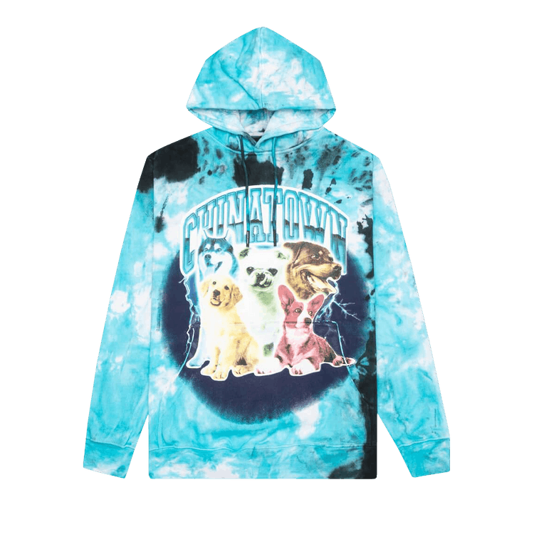 Chinatown Market Dawg Lightning Arc Hoodie "Blue"