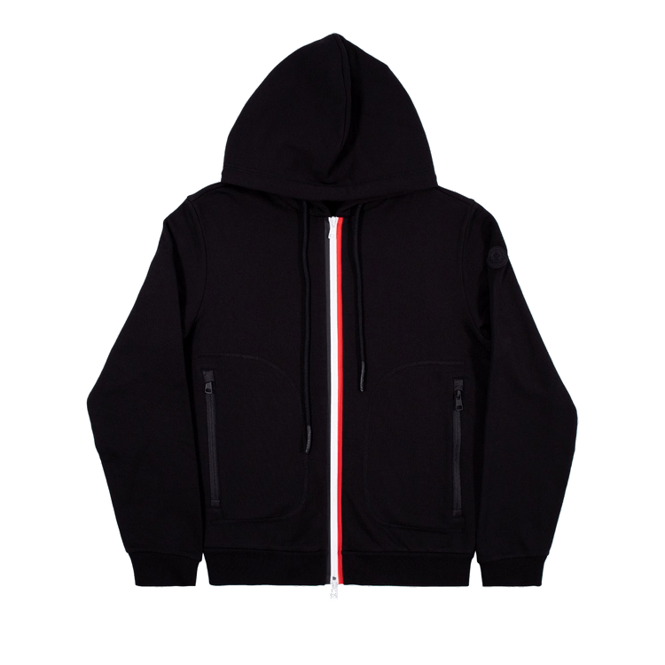 Moncler Maglia Cardi Hoodie With Zipper "Black"