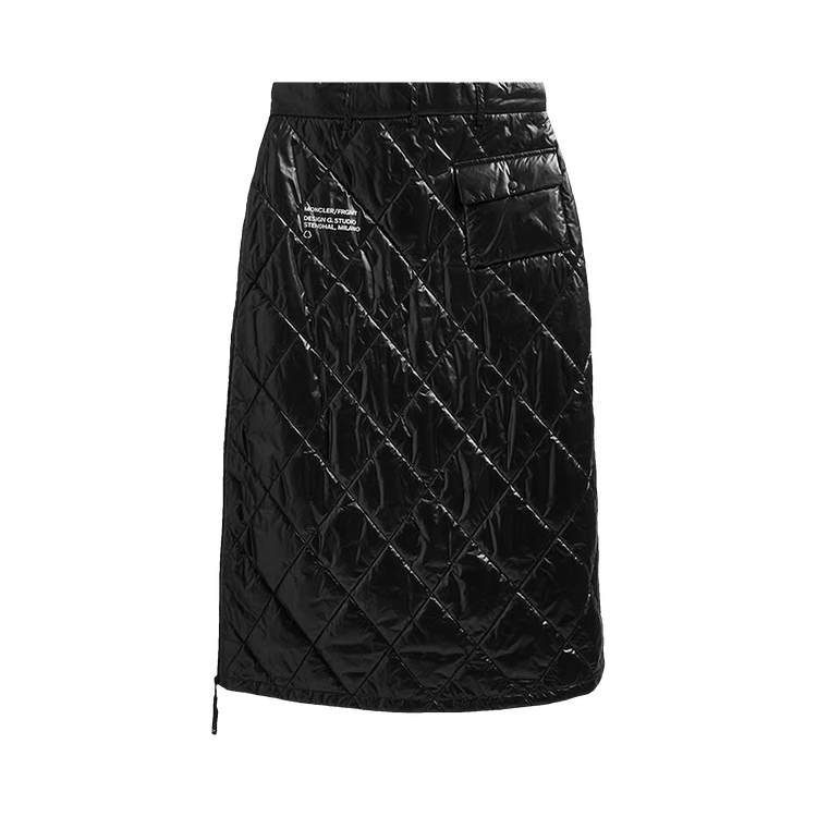 Moncler x Fragment Quilted Shiny Outerwear Skirt "Black"